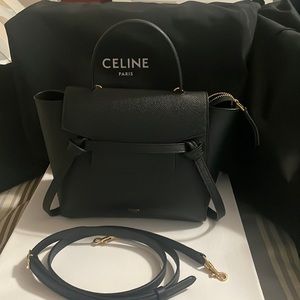 Celine Nano Belt Bag in Black